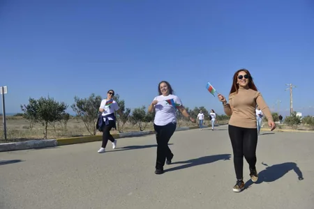 Abşeron Milli Parkında marafon keçirilib - FOTO