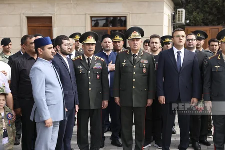 İkinci Fəxri xiyabanda Vətən müharibəsinin ildönümü ilə əlaqədar anım mərasimi başlayıb -YENİLƏNİB