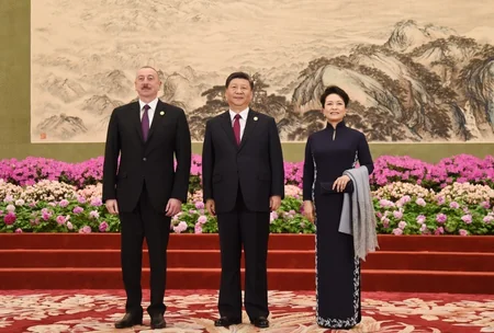 President of Azerbaijan attends reception for heads of state and government in Beijing