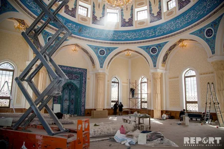 Завершено строительство мечети Гаджи Джавад - ФОТОРЕПОРТАЖ