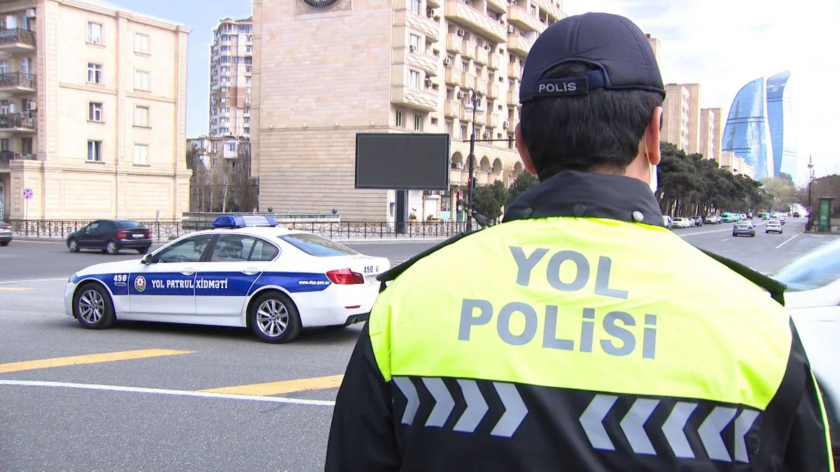 Qayda pozuntusu törədərək sosial şəbəkədə paylaşan qadın sürücü saxlanılıb