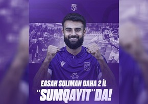Sumqayıt futbolçusu ilə müqavilənin müddətini uzadıb