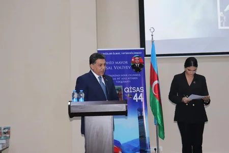 Şəhid mayorun xatirəsinə həsr edilmiş kitabın təqdimatı olub 