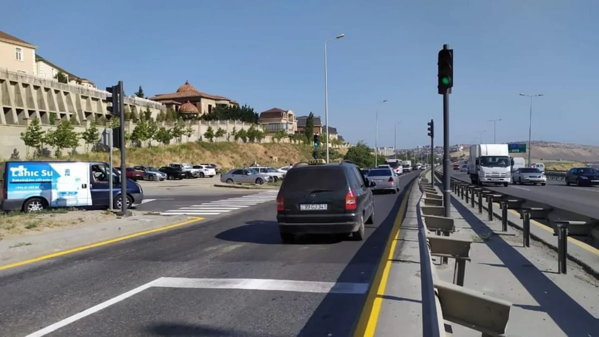 Bakıda daha bir ünvanda işıqforlar quraşdırılıb