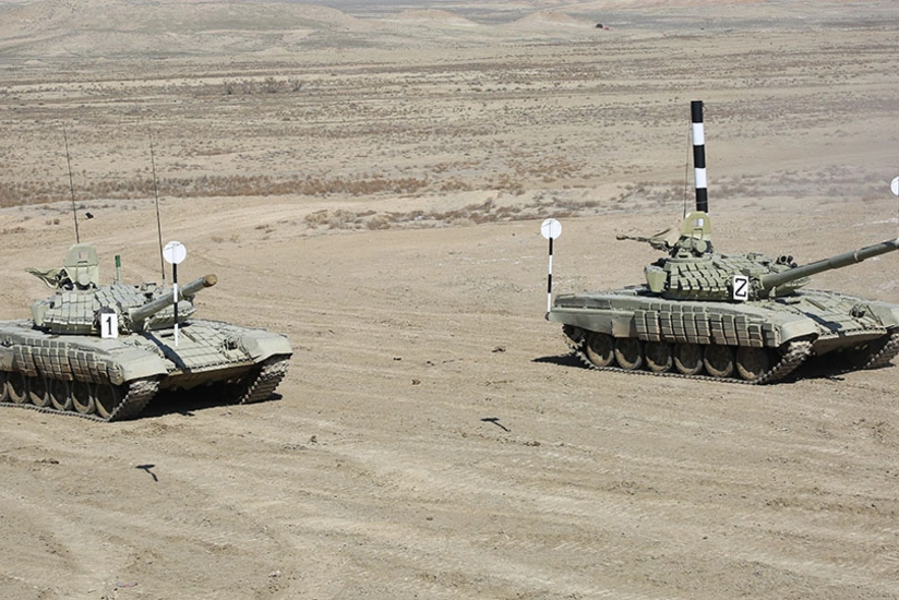 Əlahiddə Ümumqoşun Ordunun tank birləşmələrində məşğələlər keçirilir