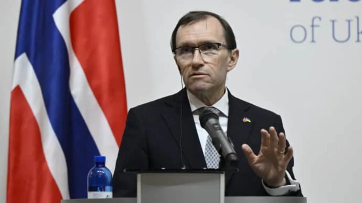 Norwegian FM: Ukraine should have right to launch retaliatory strikes on Russian territory