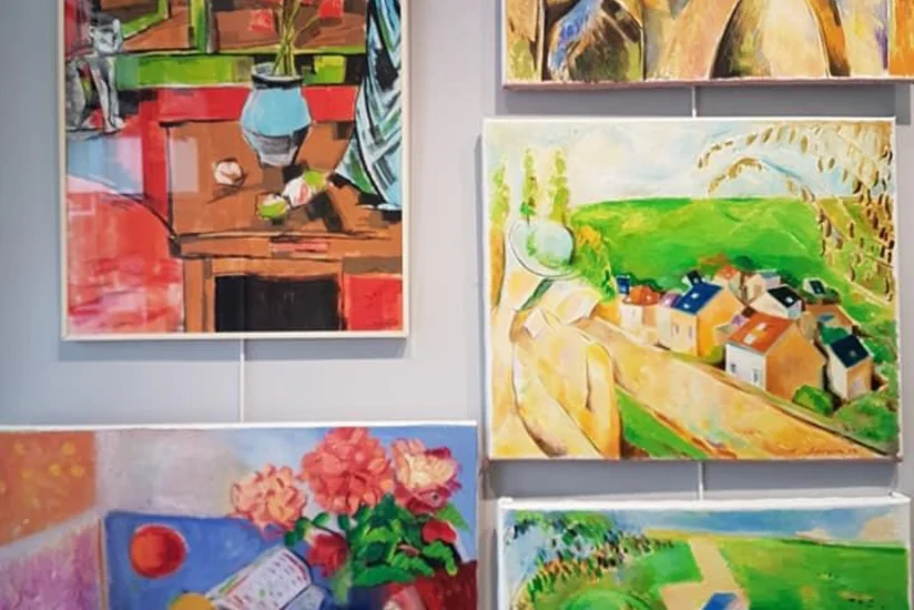 Works by Azerbaijani artists exhibited at Paris art gallery - PHOTO