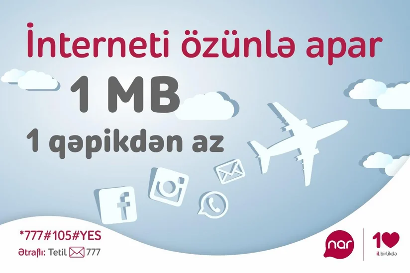 Nar представляет выгодные пакеты Отпуск для пользователей услуг роуминга