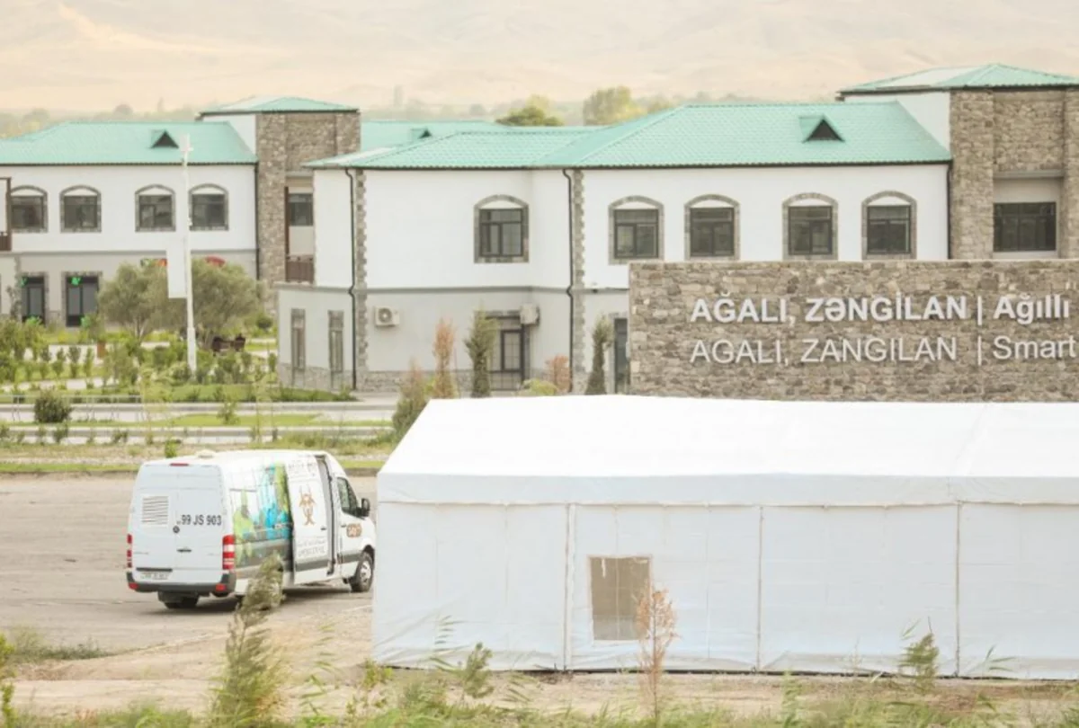 Tent-type slaughterhouse launched in Agali village in Zangilan