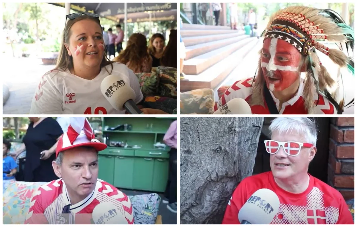 Bakıya yarımfinal ümidi ilə gələn danimarkalılar - VİDEO