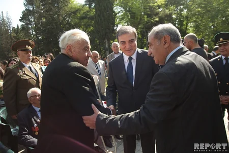 Gəncədə faşizm üzərində qələbənin 74-cü ildönümü qeyd olunub - FOTO
