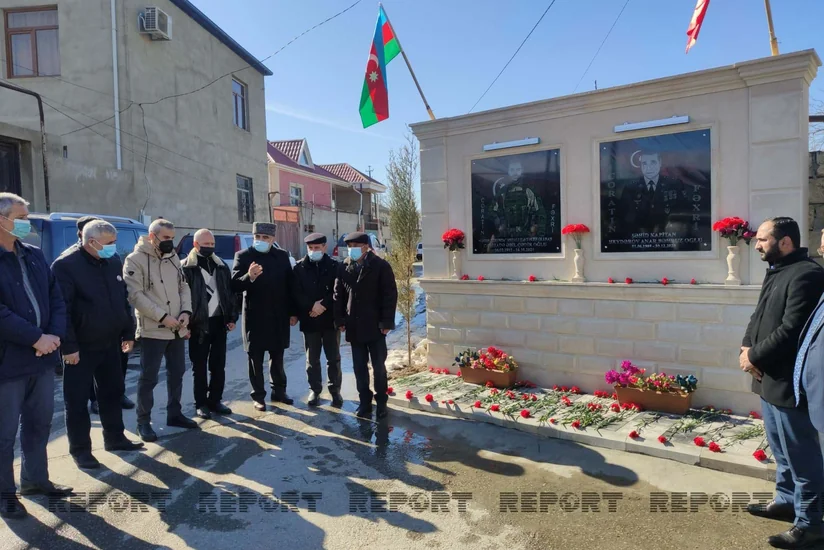 Sumqayıtda iki şəhidin xatirəsi əbədiləşdirilib