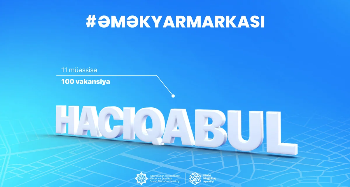 Hacıqabulda sabah əmək yarmarkası keçiriləcək