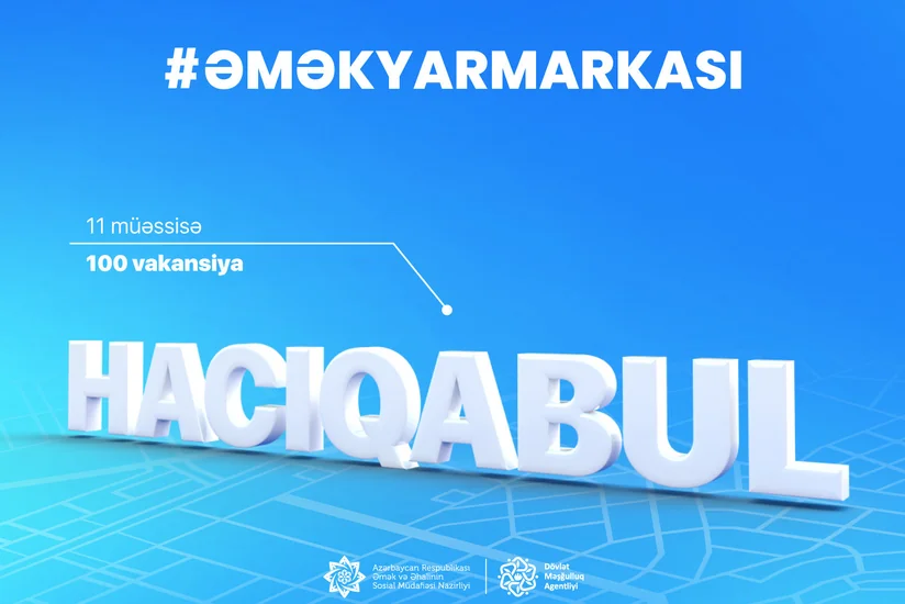 Hacıqabulda sabah əmək yarmarkası keçiriləcək