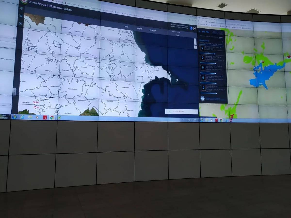 Əmlak Məsələləri Dövlət Komitəsi Bakının rəqəmsal kadastr xəritəsini paytaxtın Baş Planının hazırlanması üçün təqdim edib