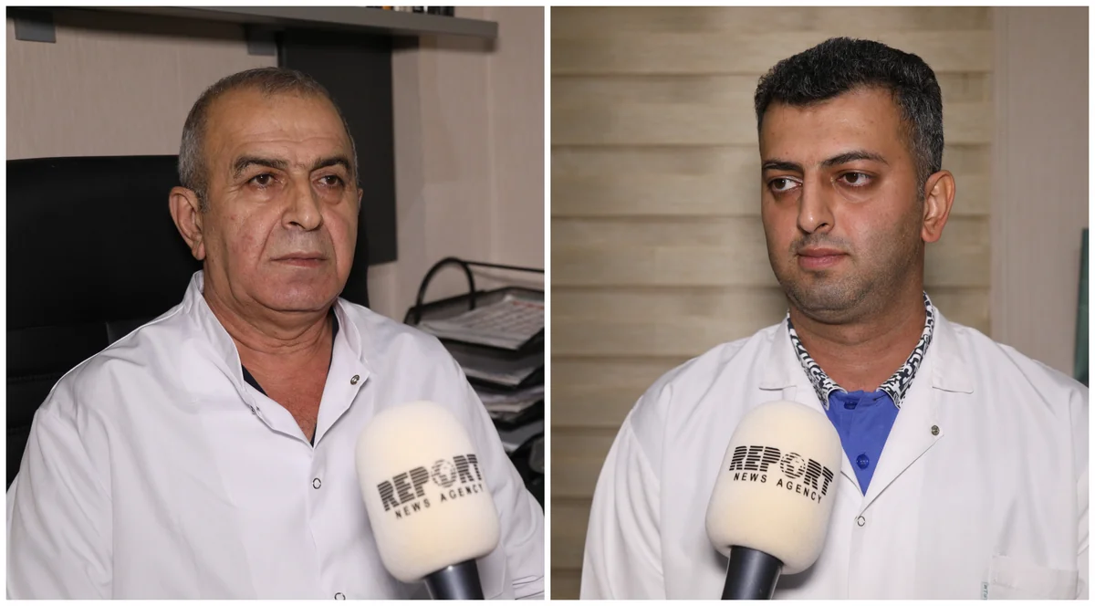 Yaralı hərbçilərin həyatını xilas edən ata və oğul