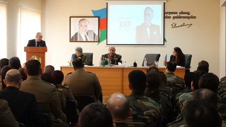 FHN-in Xüsusi Riskli Xilasetmə Xidməti “Heydər Əliyev İli”nə həsr olunmuş tədbir keçirib