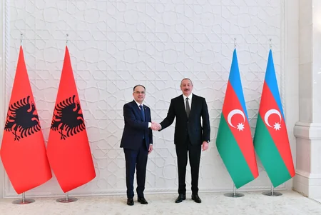 Official welcome ceremony held for President of Albania