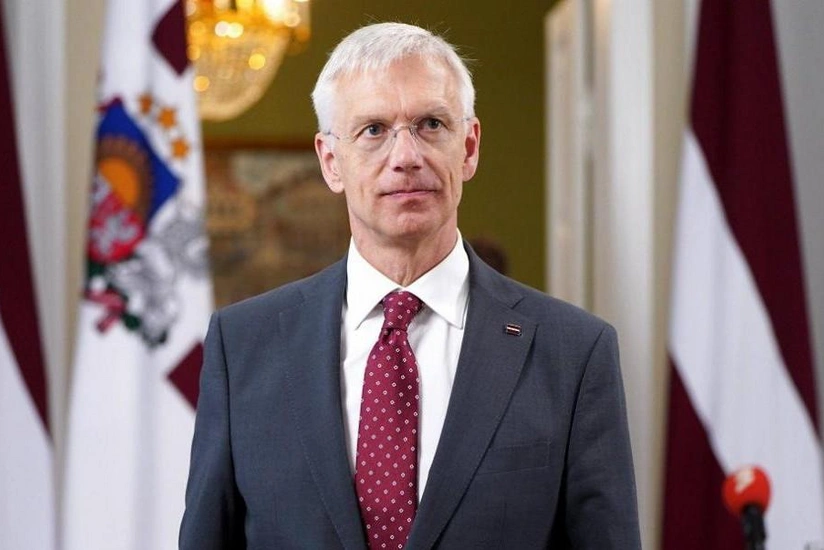 Prime Minister of Latvia officially hands in government's resignation