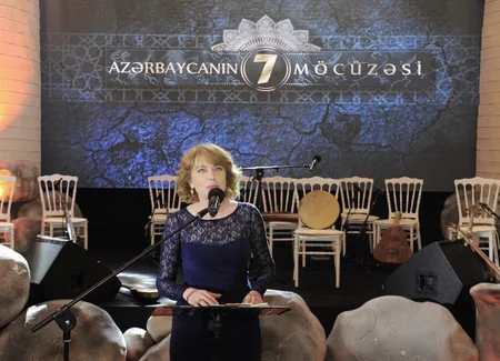 Лейла Алиева приняла участие в презентации телевизионного проекта 7 чудес Азербайджана - ФОТО