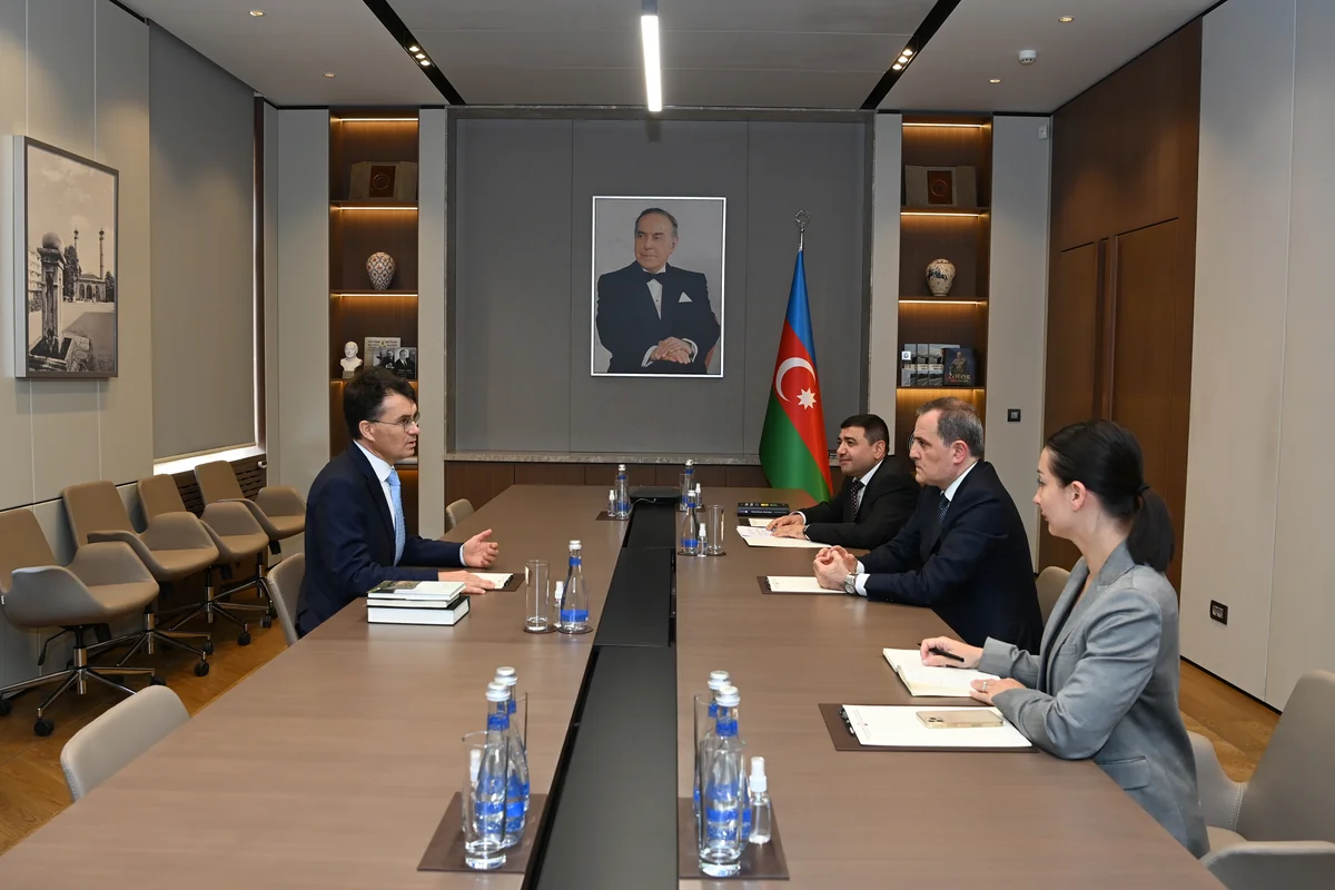Jeyhun Bayramov meets with German professor writing book about Shusha