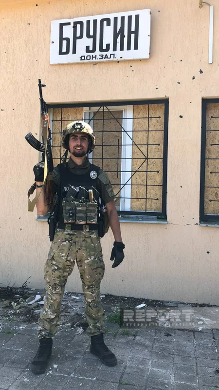 Ukraynanın azərbaycanlı polis döyüşçüsü - FOTOREPORTAJ