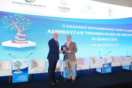 Azərbaycan Travmatoloq və Ortopedlərinin IV Qurultayı keçirilib