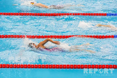 Avropa Oyunlarında üzgüçülük yarışlarına yekun vurulub - FOTO