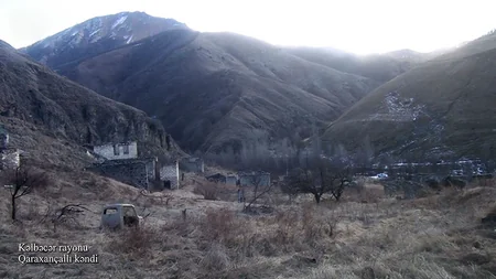 Ermənilər Kəlbəcərin bu kəndini də viran qoyublar - VİDEO