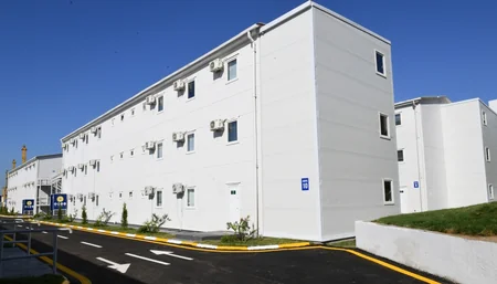 Prezident və birinci xanım Bakıda modul tipli hospitalın açılışında iştirak ediblər - YENİLƏNİB
