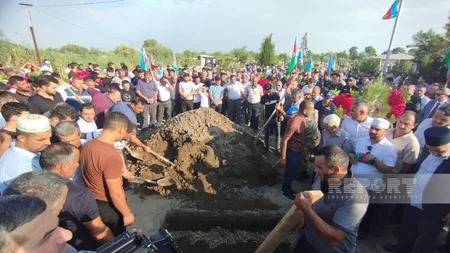 Ağdaşda Birinci Qarabağ müharibəsinin şəhidi İmaməddin Əliyev dəfn edilib - YENİLƏNİB