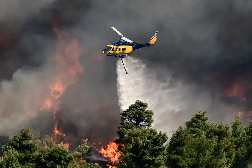 Aİ: Yunanıstanda meşə yanğını Manhettendən iki dəfə böyük ərazini əhatə edir