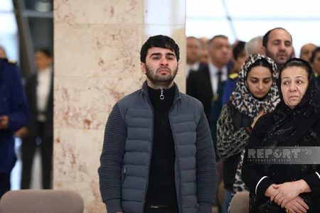 Bakıda təyyarə qəzasında həlak olan ekipaj üzvləri ilə vida mərasimi başa çatıb - YENİLƏNİB-2