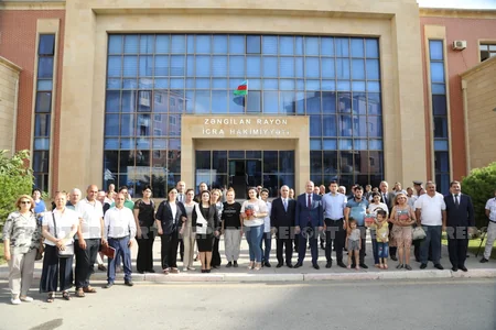 Daha 10 ailə Zəngilanın Ağalı kəndinə yola salınıb