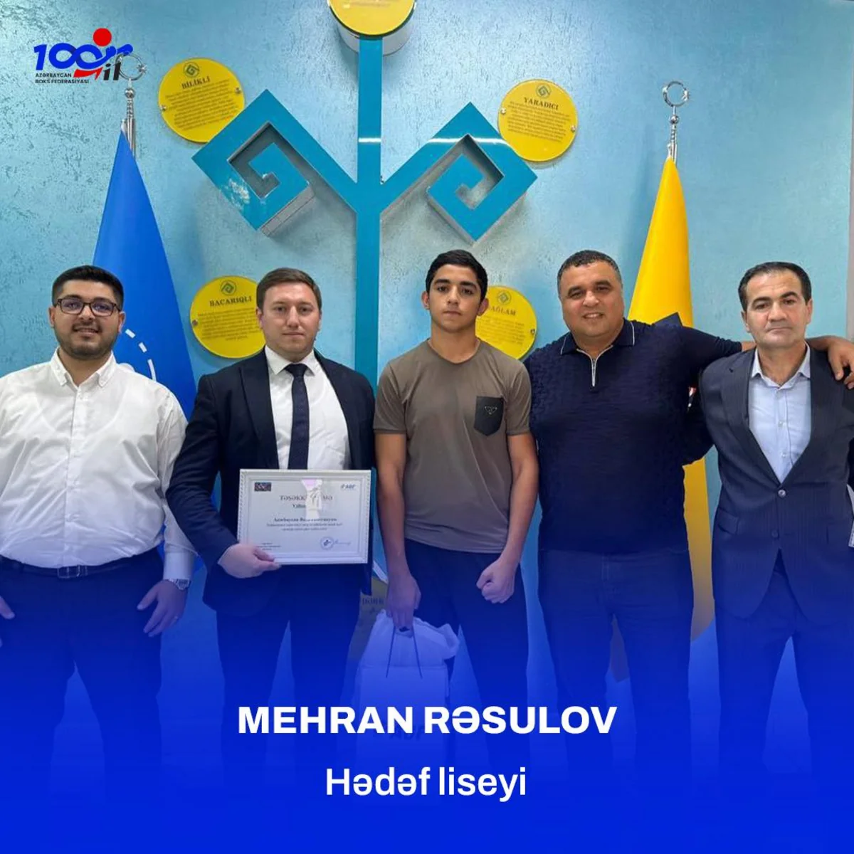 Avropa birinciliyində mükafat qazanan boksçularla görüş keçirilib