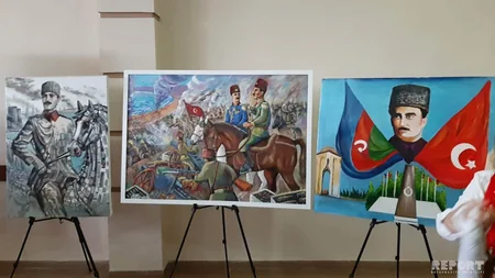 Bakının erməni-daşnak qüvvələrinin işğalından azad olunmasının 101 illiyinə həsr edilmiş sərgi keçirilib