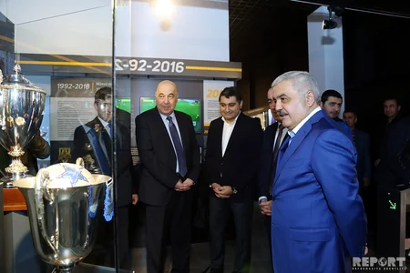 “Neftchi” football club museum and fan shop presented