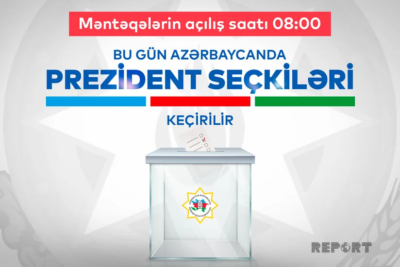 Azərbaycanda növbədənkənar prezident seçkiləri üzrə səsvermə başlayıb