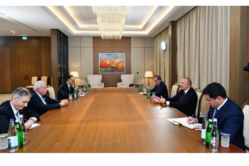 Prezident İlham Əliyev Fələstinin xarici işlər nazirini qəbul edib - YENİLƏNİB