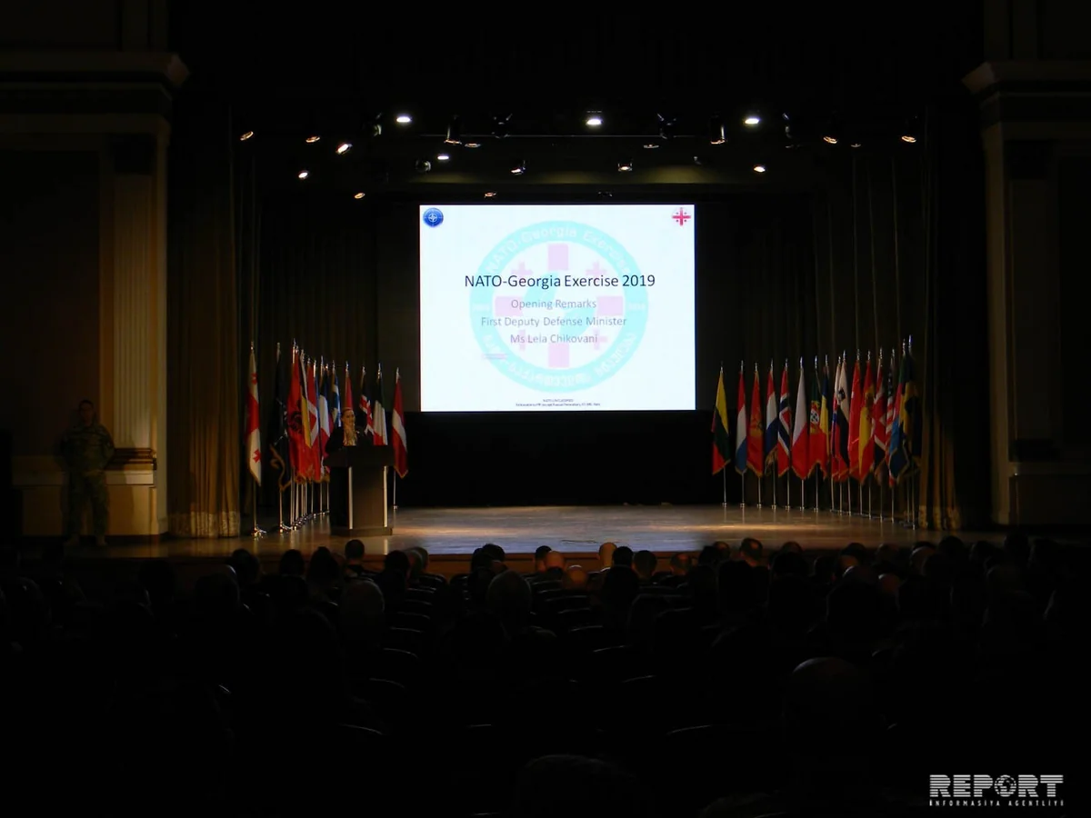 Azərbaycanın da qatıldığı “NATO-Gürcüstan Təlimi 2019”un rəsmi açılış mərasimi keçirilib