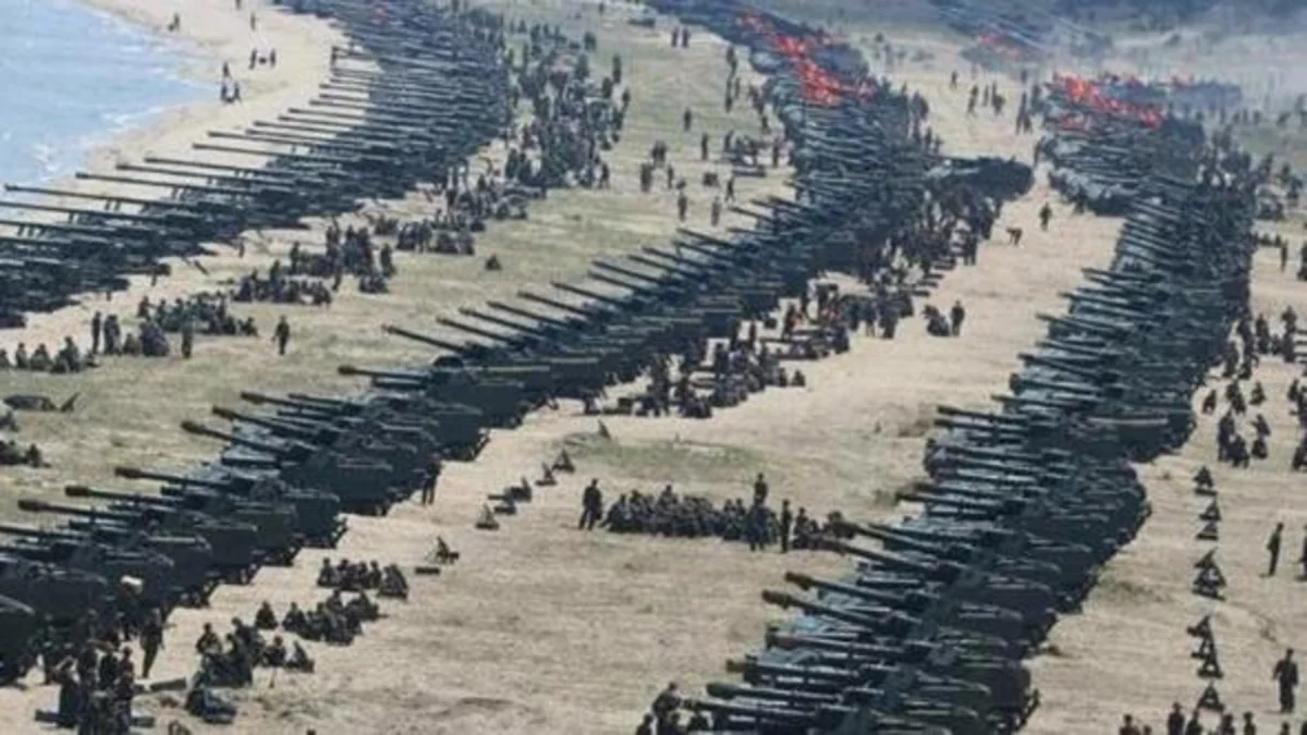 Şimali Koreya və Cənubi Koreya arasında gərginlik pik həddə çatıb - FOTO