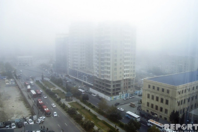 Paytaxtda güclü duman müşahidə olunur