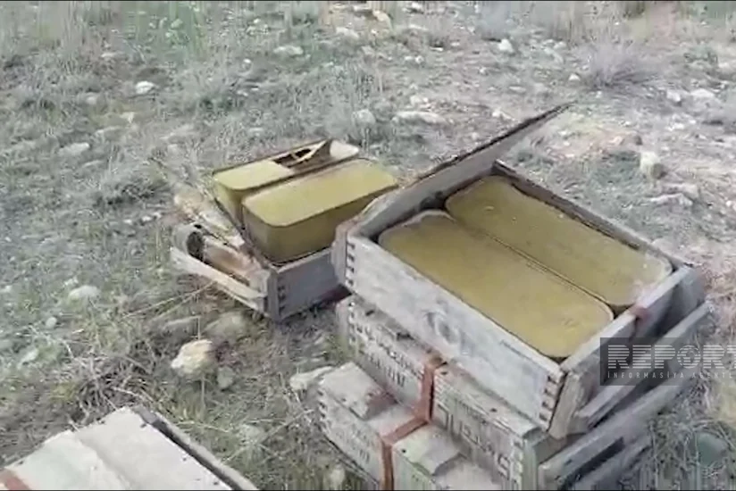 Cəbrayılda yol tikintisi zamanı 15 000 ədəd avtomat gülləsi tapılıb