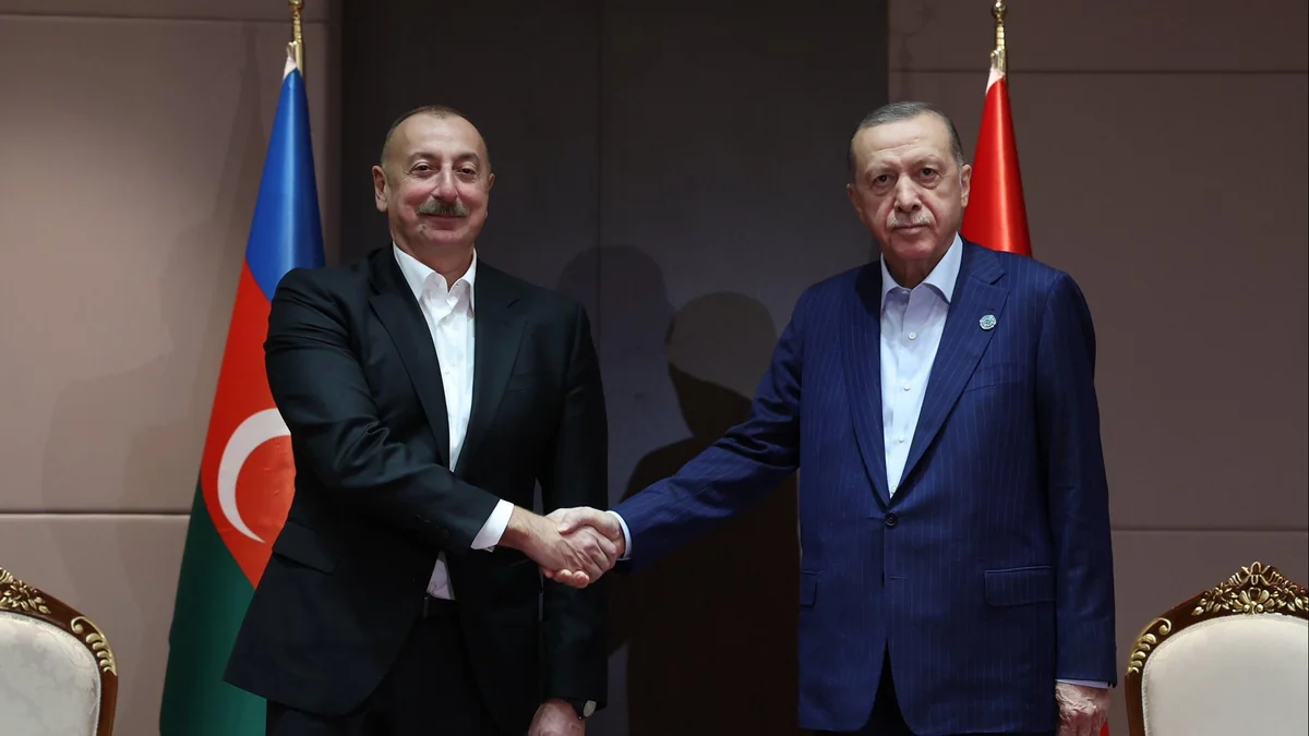 İlham Əliyev Özbəkistanda Rəcəb Tayyib Ərdoğanla görüşüb - YENİLƏNİB