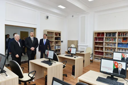 President Ilham Aliyev inaugurates newly-built dormitory of Azerbaijan State Agrarian University