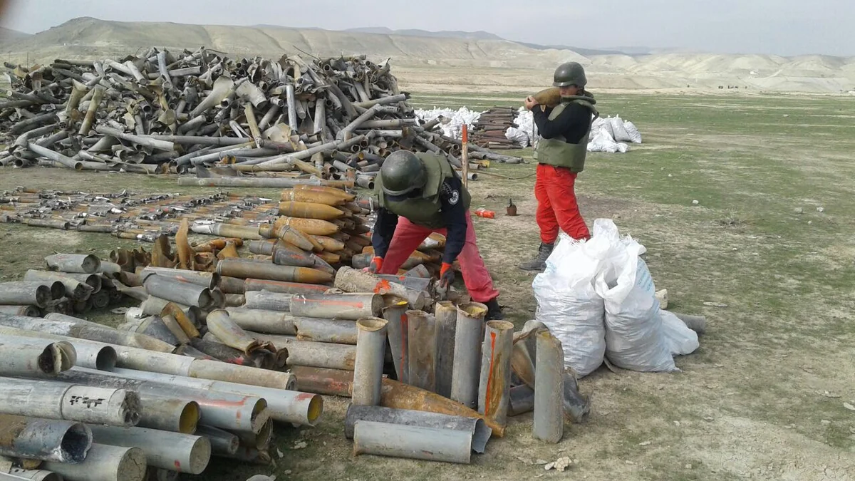 Xızının Məşədi Həsən kəndində 28 ədəd partlamamış hərbi sursat aşkar edilib