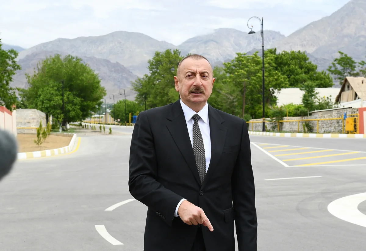 President Ilham Aliyev interviewed by Azerbaijan Television