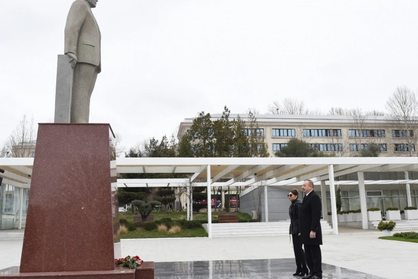 Prezident İlham Əliyev Mingəçevirə səfərə gedib