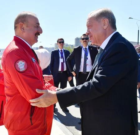 İlham Əliyev və Rəcəb Tayyib Ərdoğan TEKNOFEST Azərbaycan festivalına qatılıblar