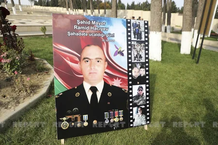 Vətən müharibəsi şəhidinin məzarı ziyarət olunub